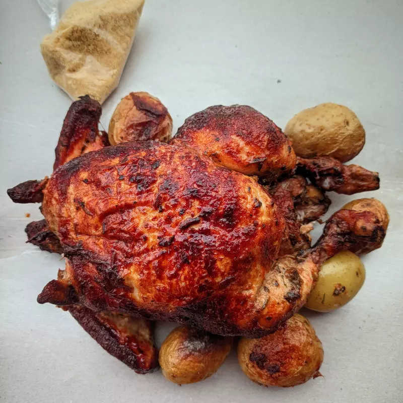 2 Frangos assados