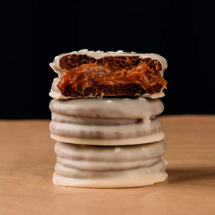 ALFAJOR CHOCOLATE BRANCO 50G