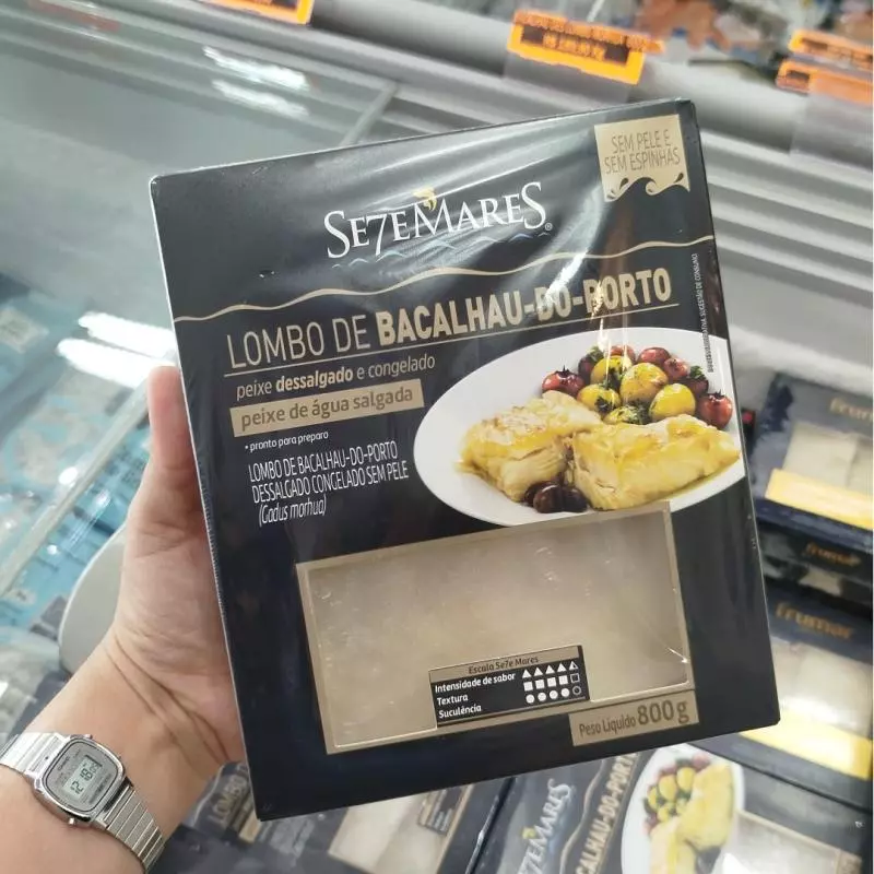 Bacalhau do Porto S/pele 800g