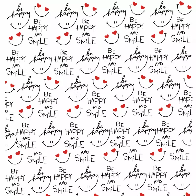 PAPEL DE REGALO BE HAPPY SMILE
