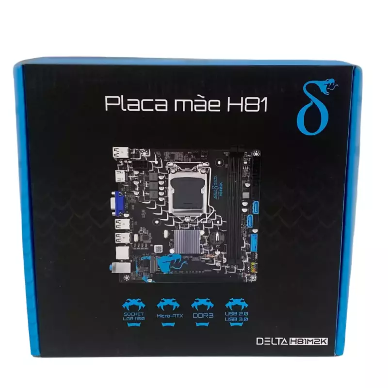 PLACA MAE H81 LGA1150 DELTA-H81M2K