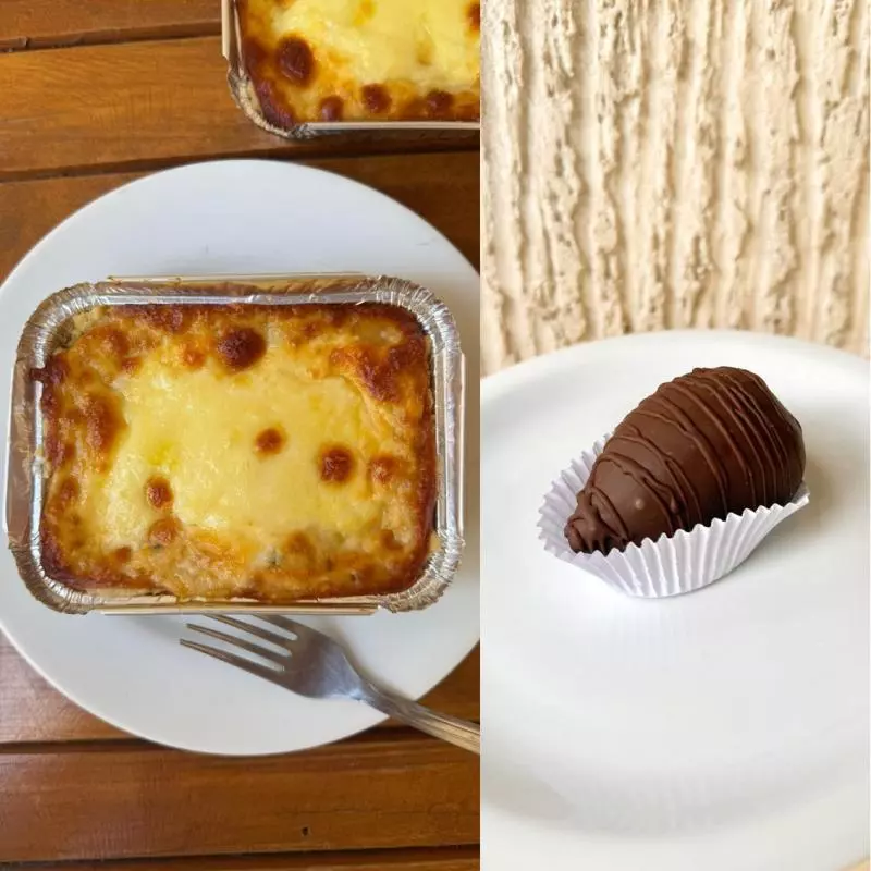 EMPADÃO + COXINHA DE MORANGO