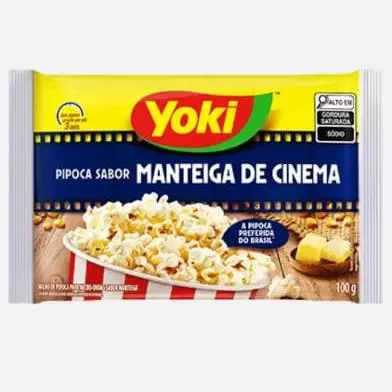 Pipoca P/ Microo. Manteiga Yoki 100g