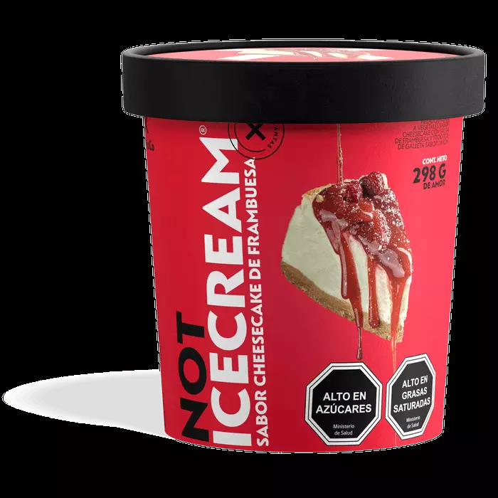 Helado de pay de frambuesa