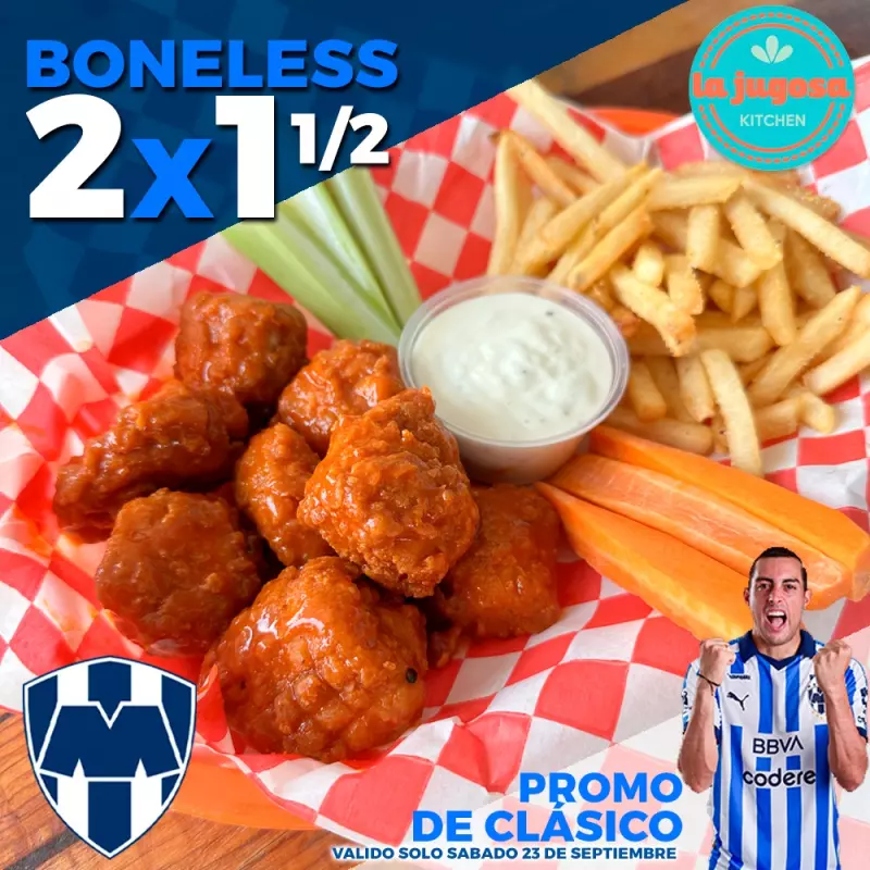 Promo Boneless 2x11/2 solo Sabado