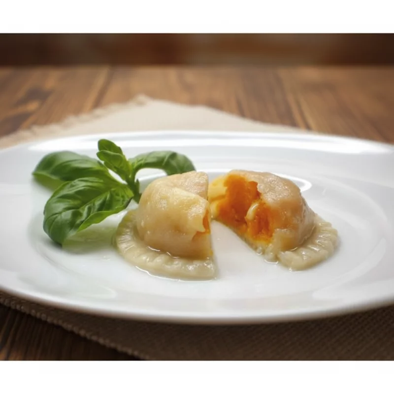 Sorrentinos de calabaza.