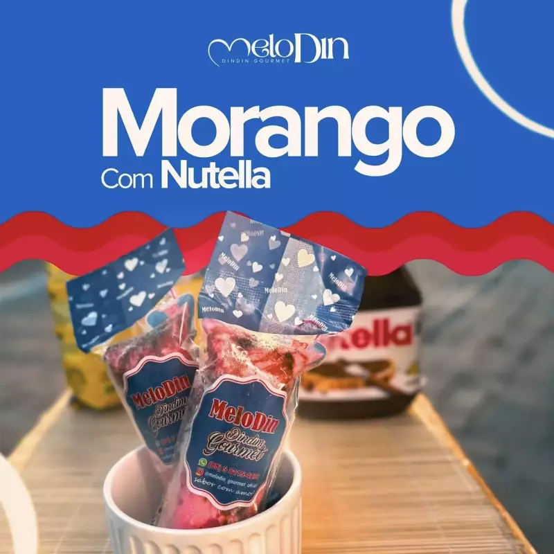 morango com nutella
