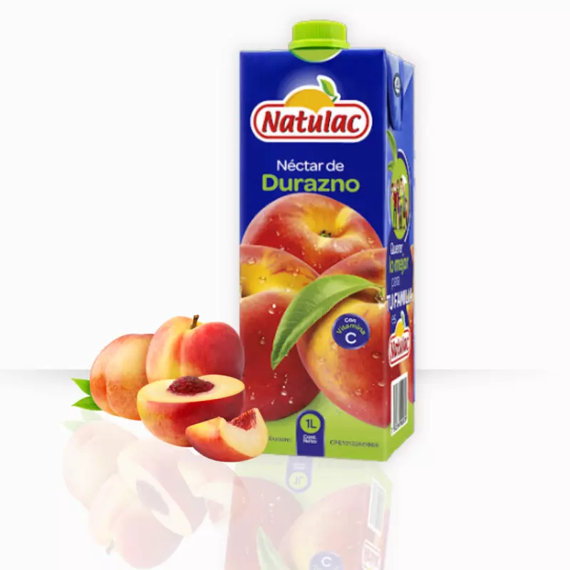JUGO NATULAC DE DURAZNO DE 1L