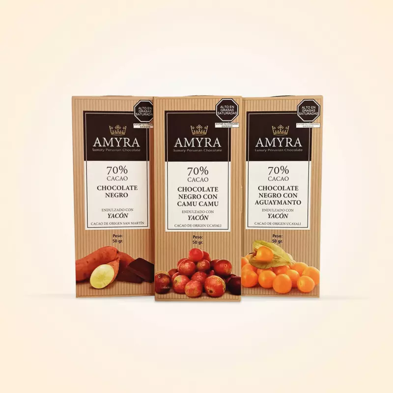 AMYRA CHOCOLATE 70% - 50GR