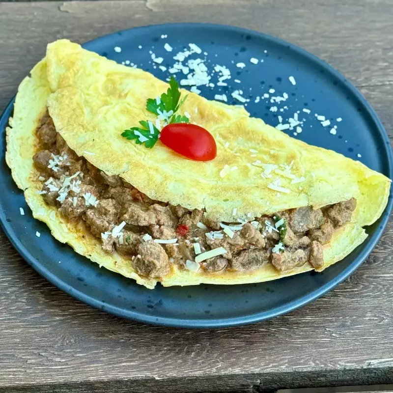 Crepioca de strogonoff de filé