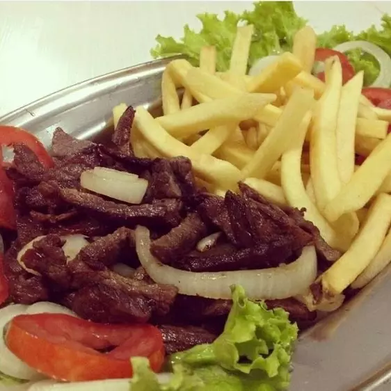 Carne do sol com Fritas