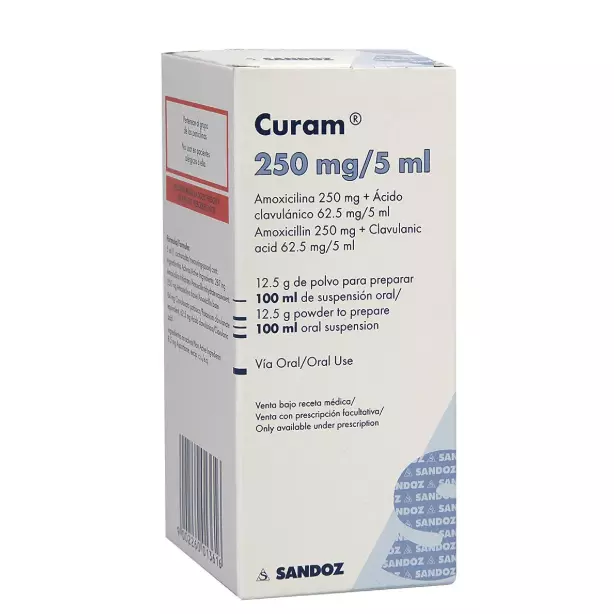 CURAM 250MG 5ML 100ML