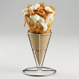 CONE DE FRANGO C/ CREAM CHEESE