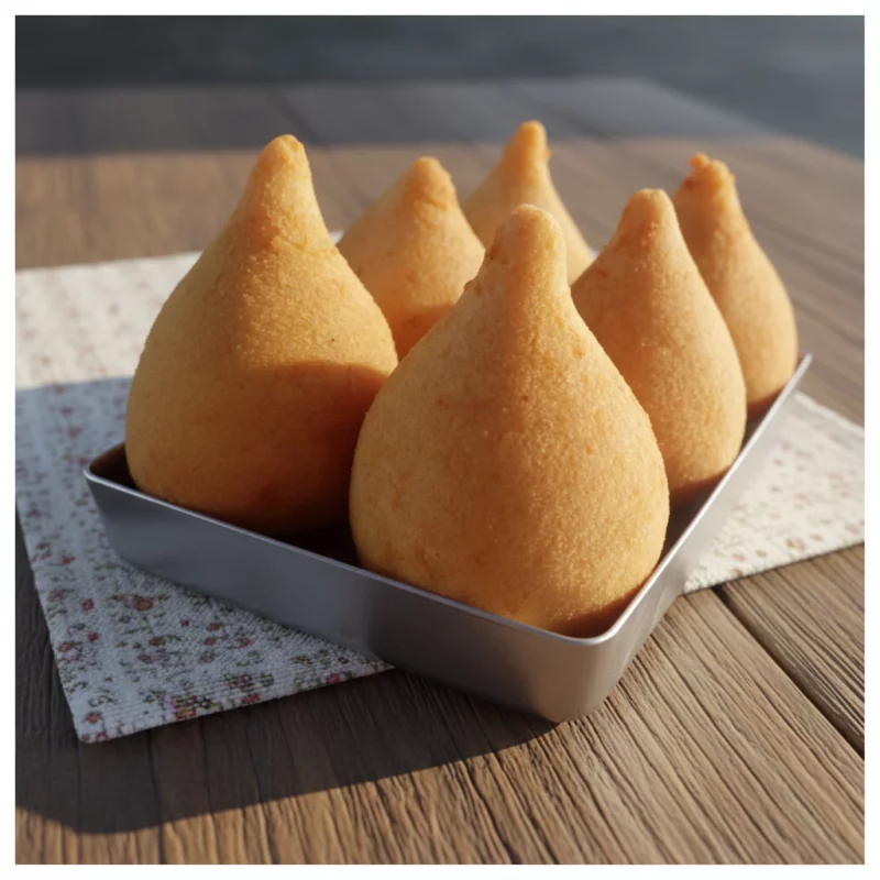 Coxinha frango/catupiry massa batata