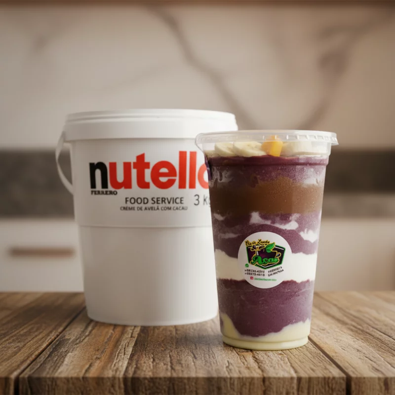 Açaí de 700 ml com NUTELLA