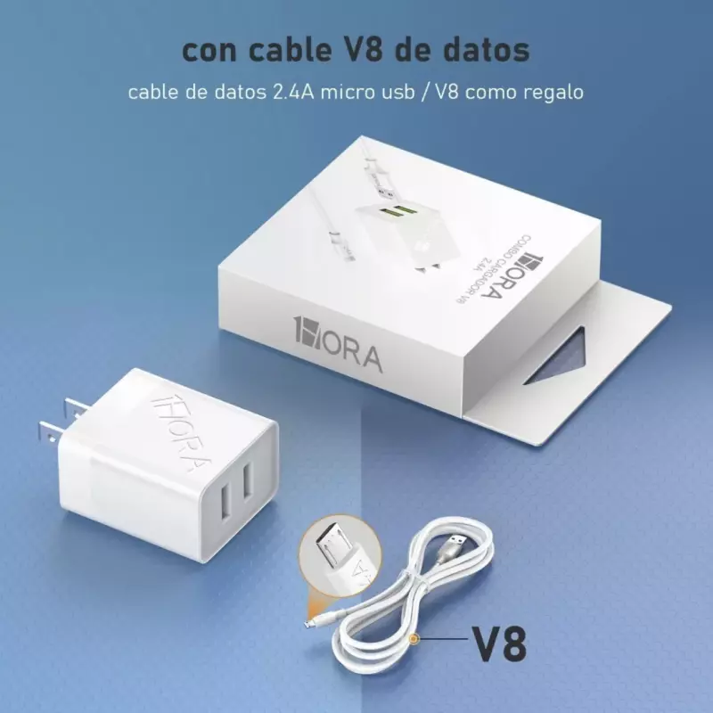 Clave: GAR160 Cargador  V8 2.4