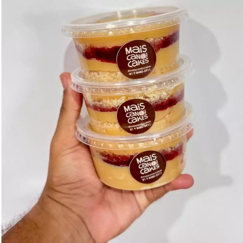 Ninho com Geleia de Morango
