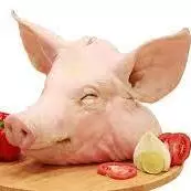cabeza de cerdo