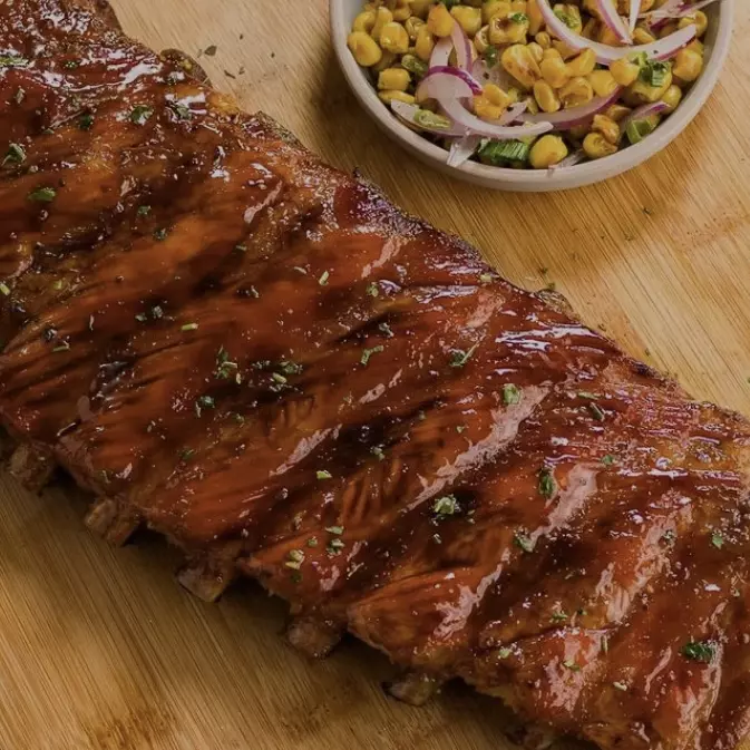 750 g costela suína com guarnicao