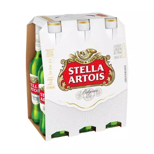 Stella Artois Long Neck 330ml (6Uni)
