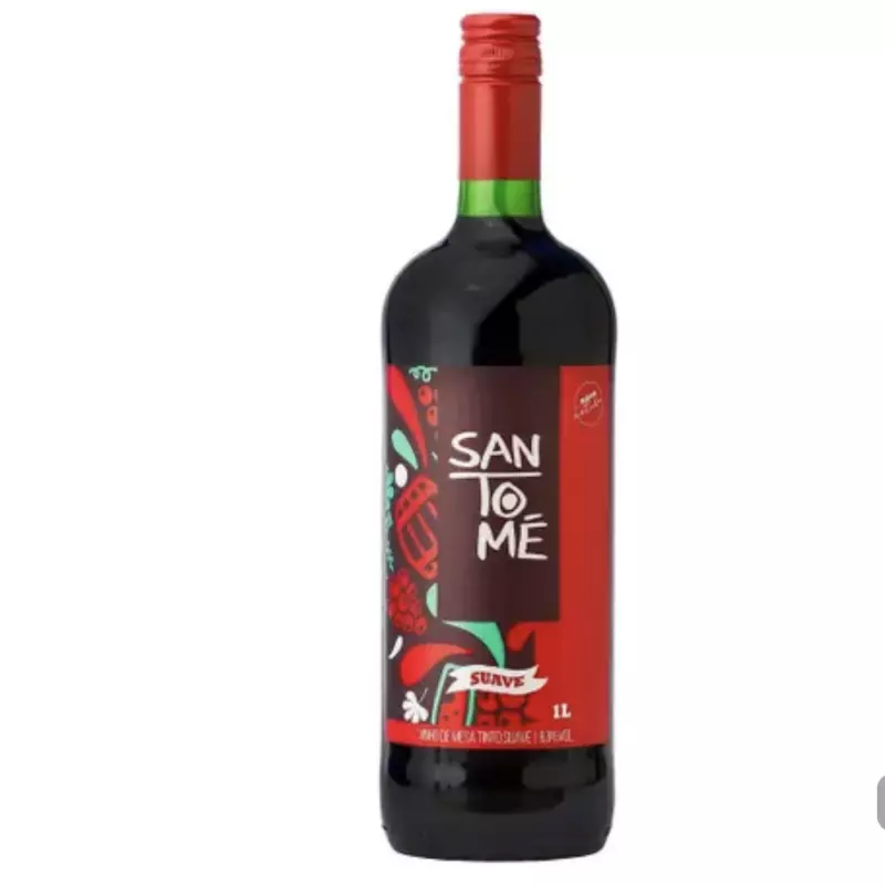 Vinho tinto suave Santomé 1L