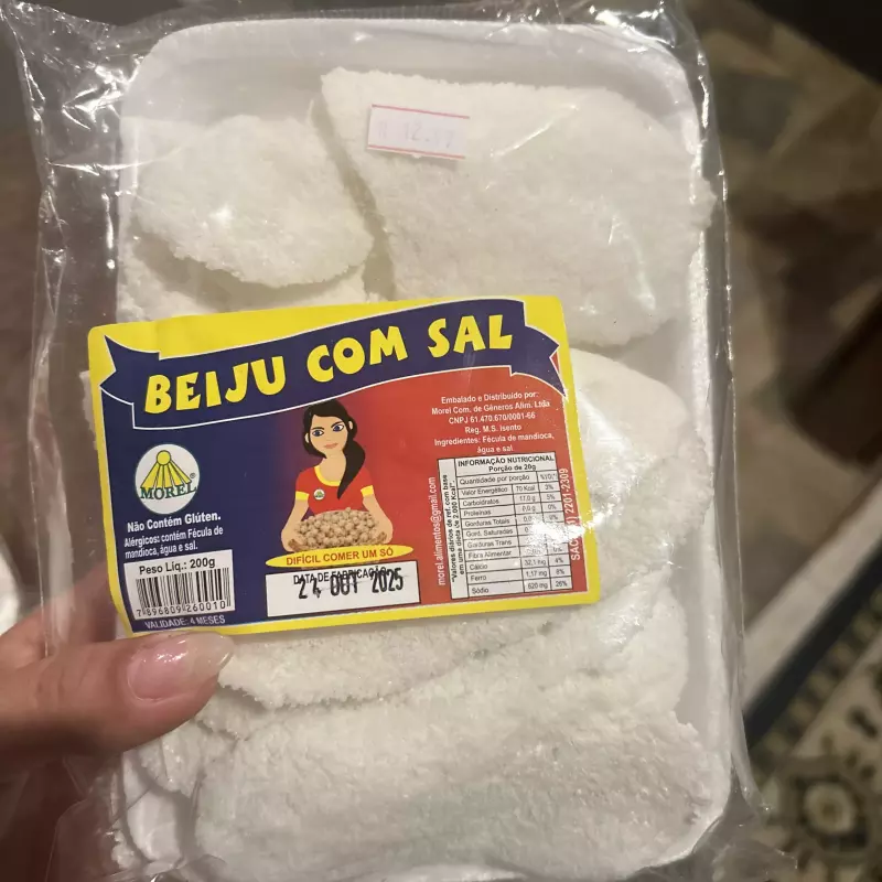 Beiju com sal