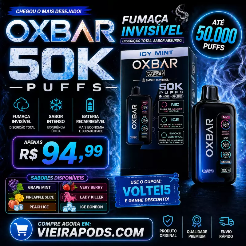 OXBAR 50K INVISIVEL