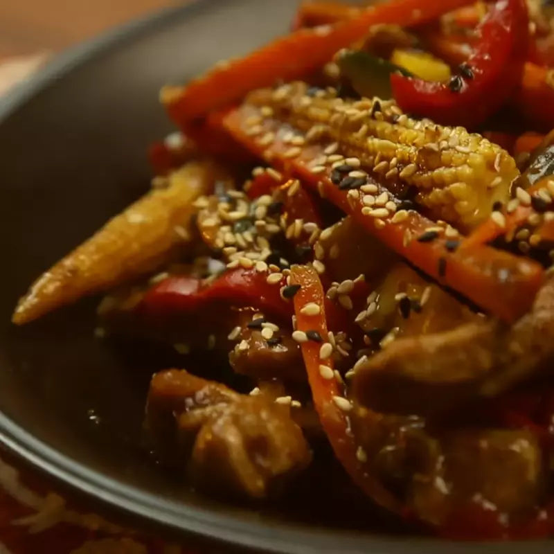 Cerdo Salsa Teriyaki