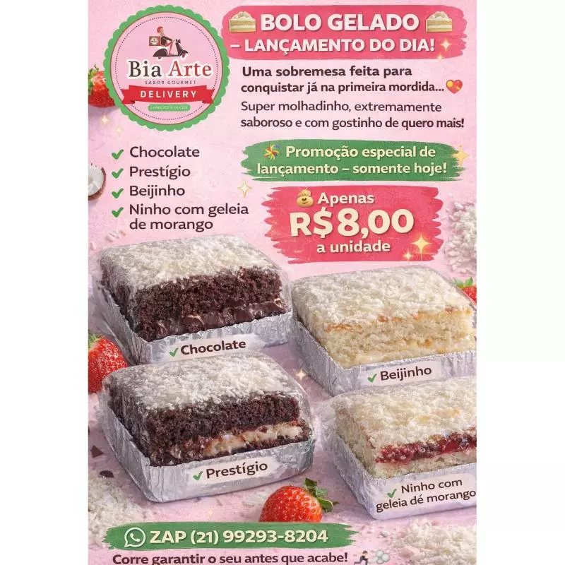 Bolo gelado