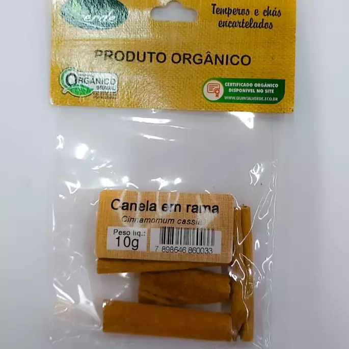 CANELA ORG. EM PÓ 10gr