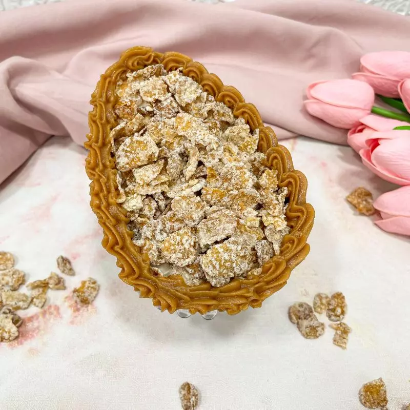 Ovo de Colher Caramelo com Sucrilhos