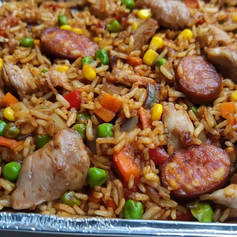 Arroz de Pollo y Carne
