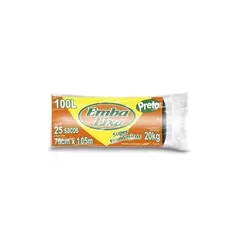 SACO LIXO 100LT C/25UN