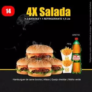 (Combo 14) 4 X-Salada