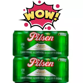 2 twelve pack Pilsen 355ml