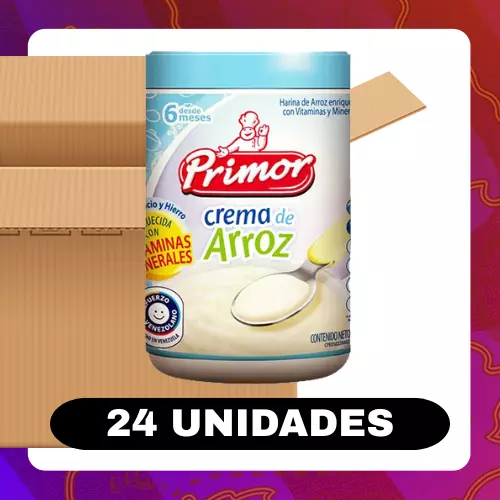 Bulto Primor Crema Arroz 450g