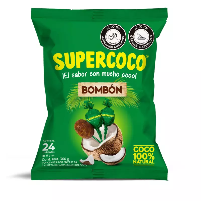 CHUPETA SUPERCOCO X 24 UNID