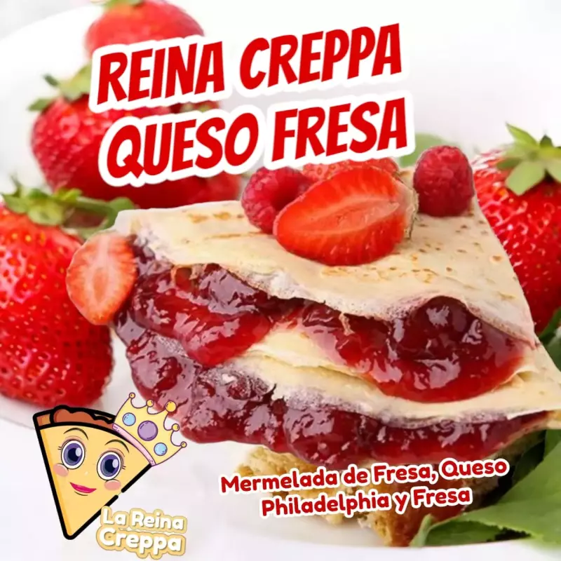 Reina Creppa Queso Fresa