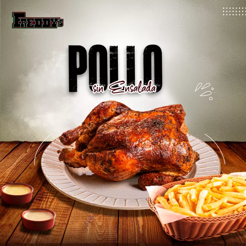 1 Pollo sin Ensalada