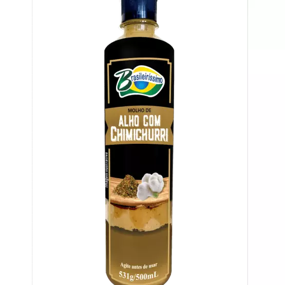 Alho com chimichurri