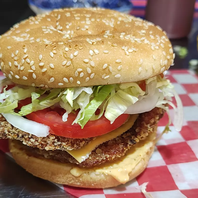 Hamburguesa Doble Pollo