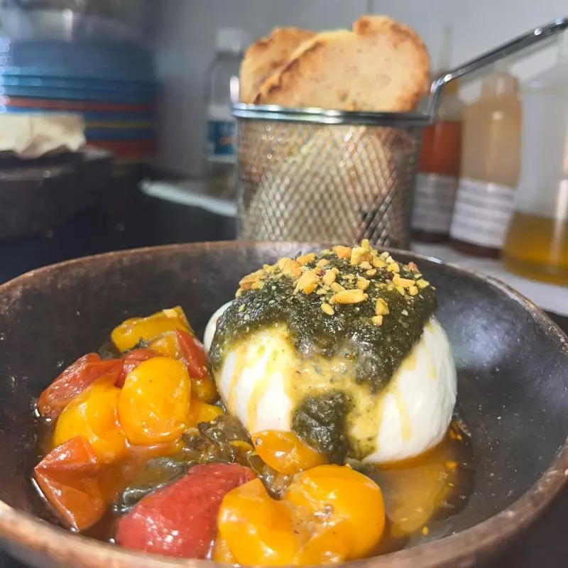 BURRATA "PESTO & PISTACHE"