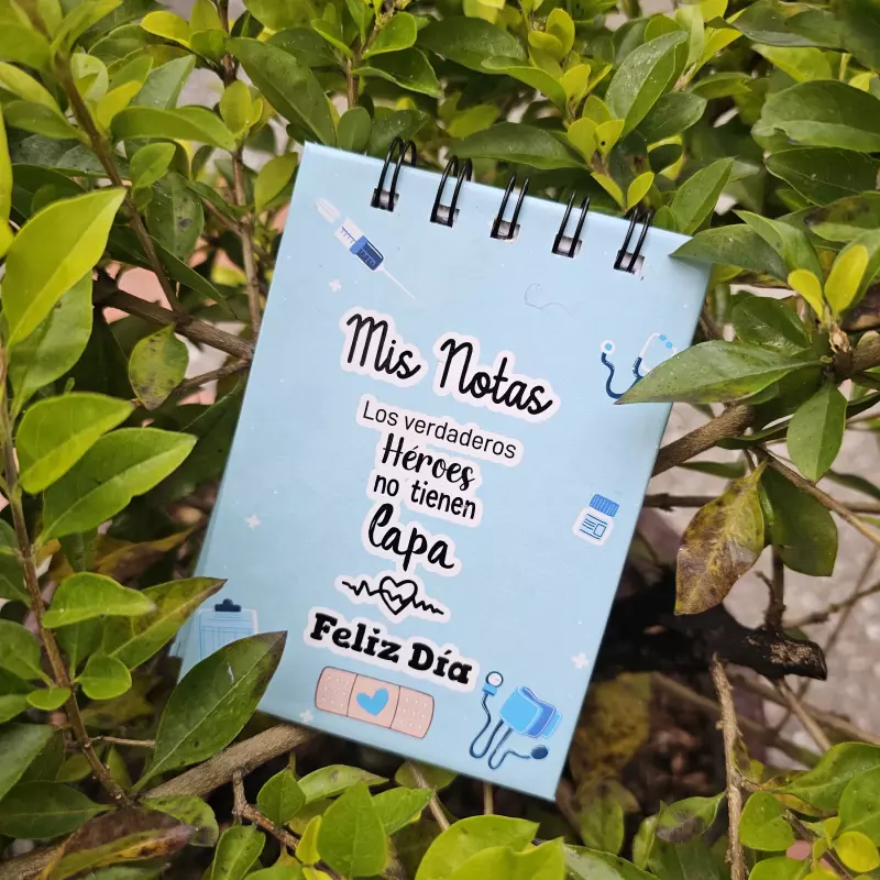 Libreta pasta dura enfermero