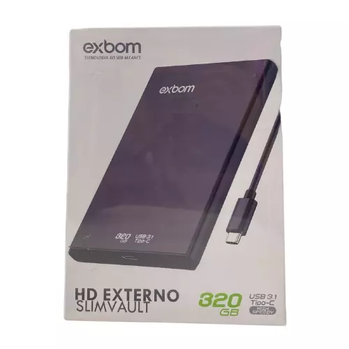 HD EXTERNO PORTATIL 320GB EXBOM