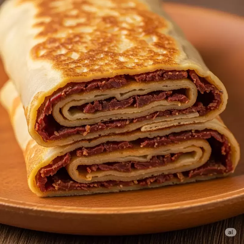 Panqueca de Carne de Sol