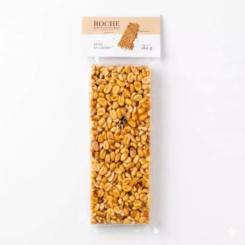 Turrón de maní en grano 180g