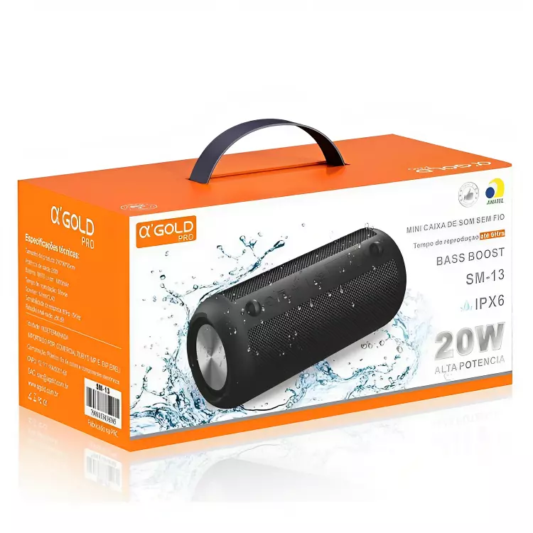 CAIXA DE SOM GOLD SM-13 20W 1PX6