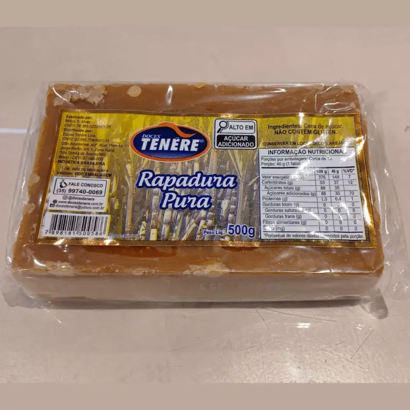 -228-RAPADURA TENERE TRAD 500G $8.30