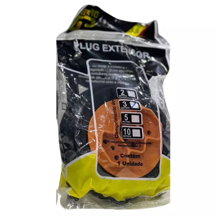 EXTENSÃO PLUG 10A ELETRO G3 3 METROS