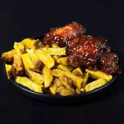 ALITAS A LA BBQ PICANTE